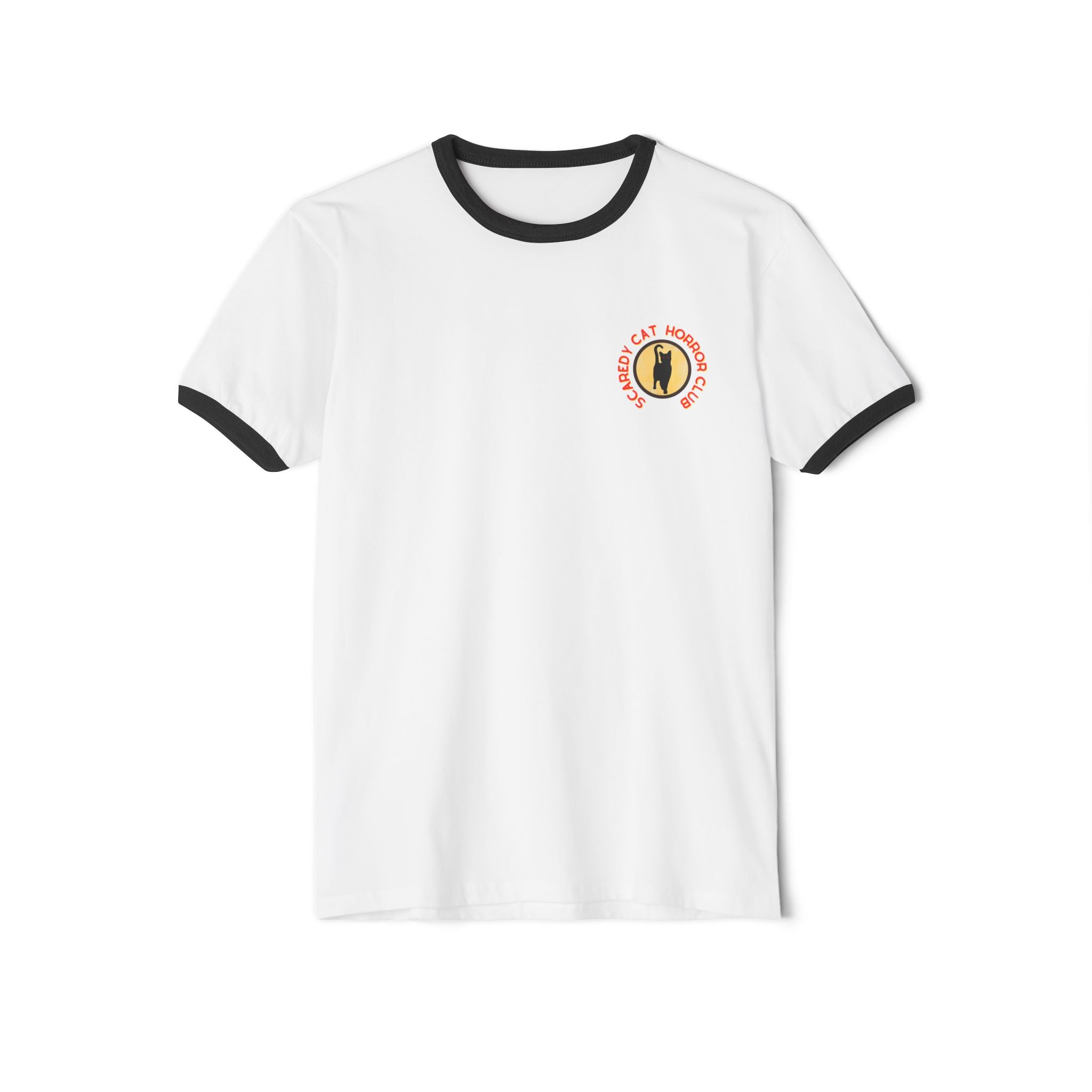 "Scaredy Cat Horror Club" Ringer T-Shirt