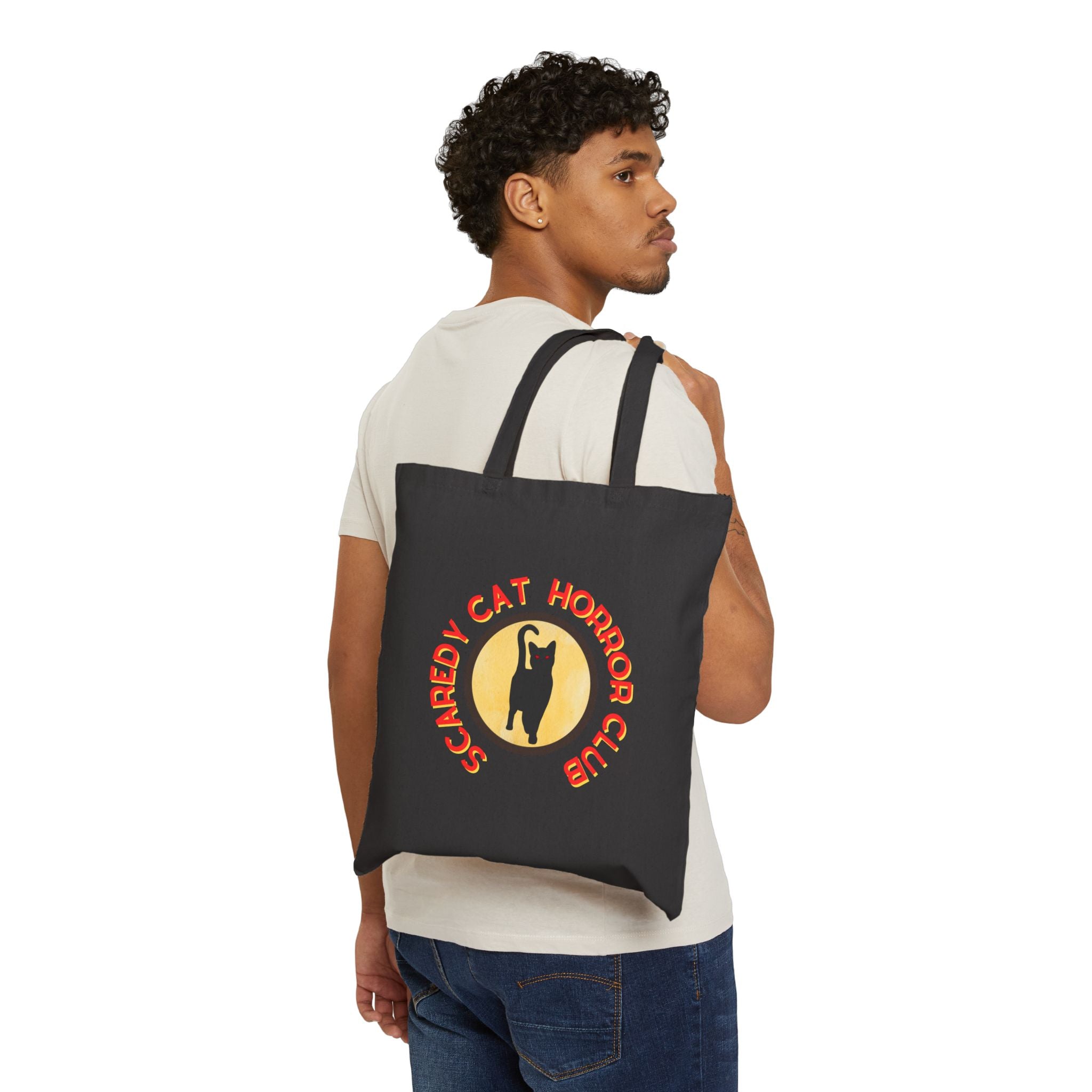 "Scaredy Cat Horror Club" Tote Bag