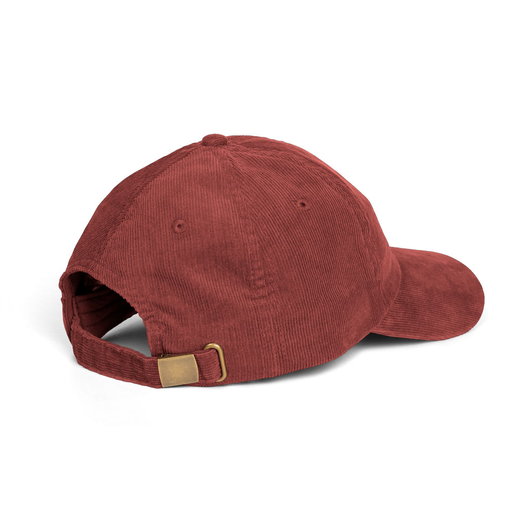 "Dog-eared" Corduroy Embroidered Cap