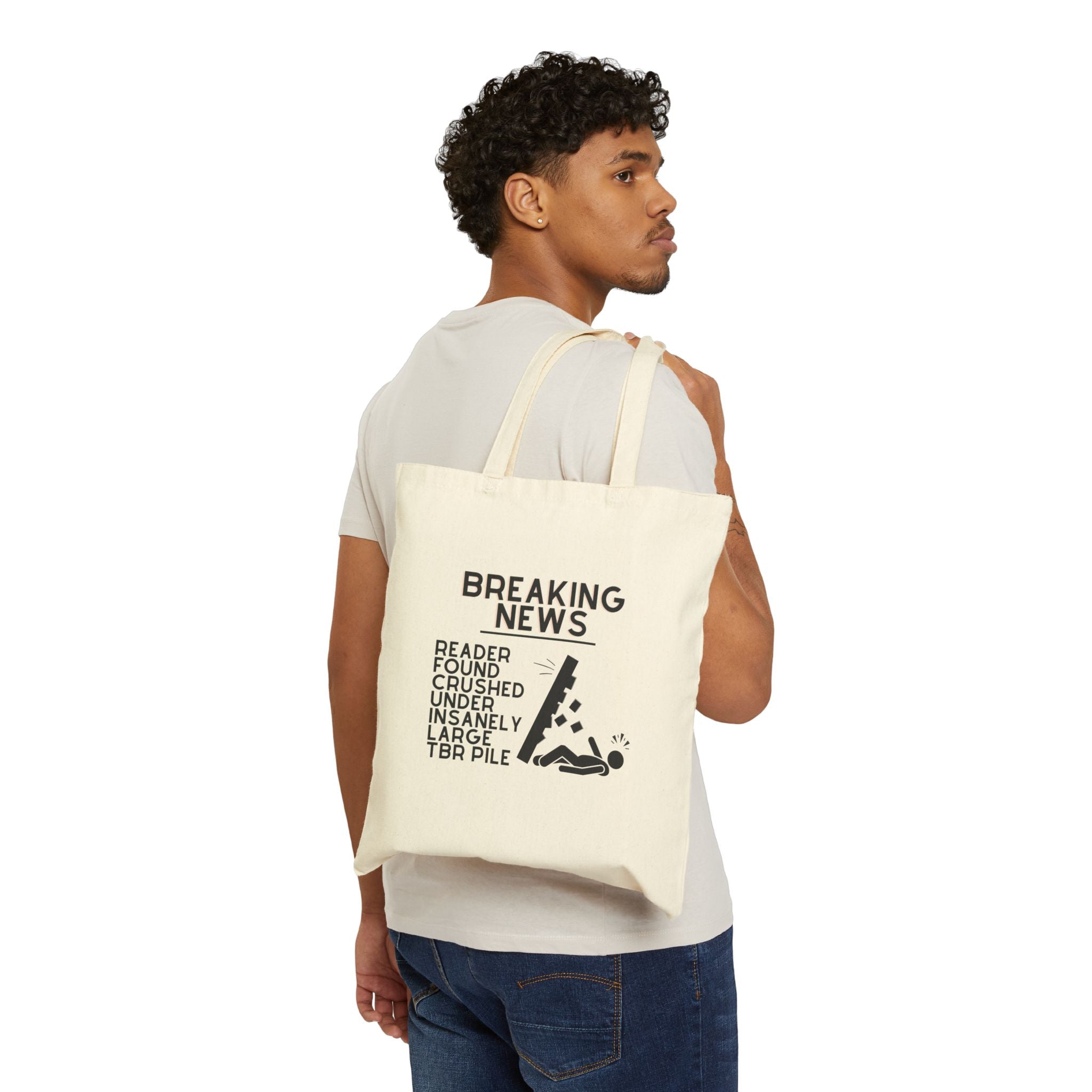 "Death By TBR" Tote Bag