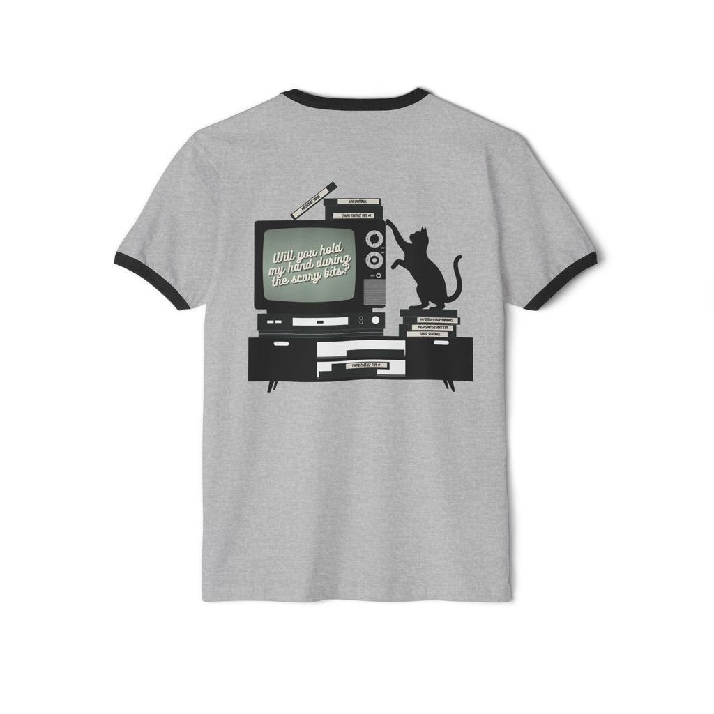 "Scaredy Cat Horror Club" Ringer T-Shirt