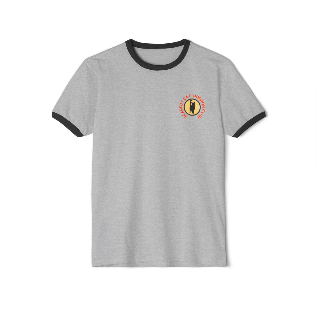 "Scaredy Cat Horror Club" Ringer T-Shirt